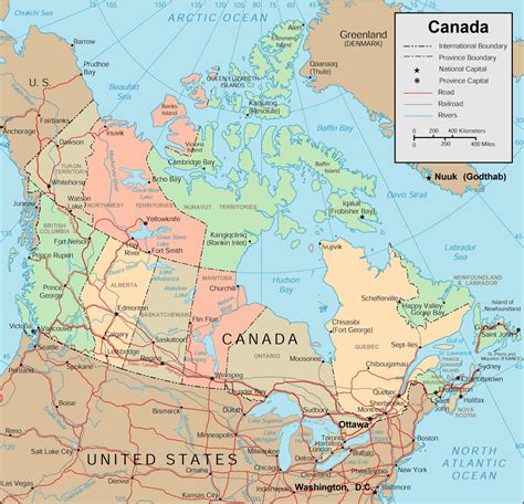 map of canada with cities|Map of Canada – Cities and Roads .